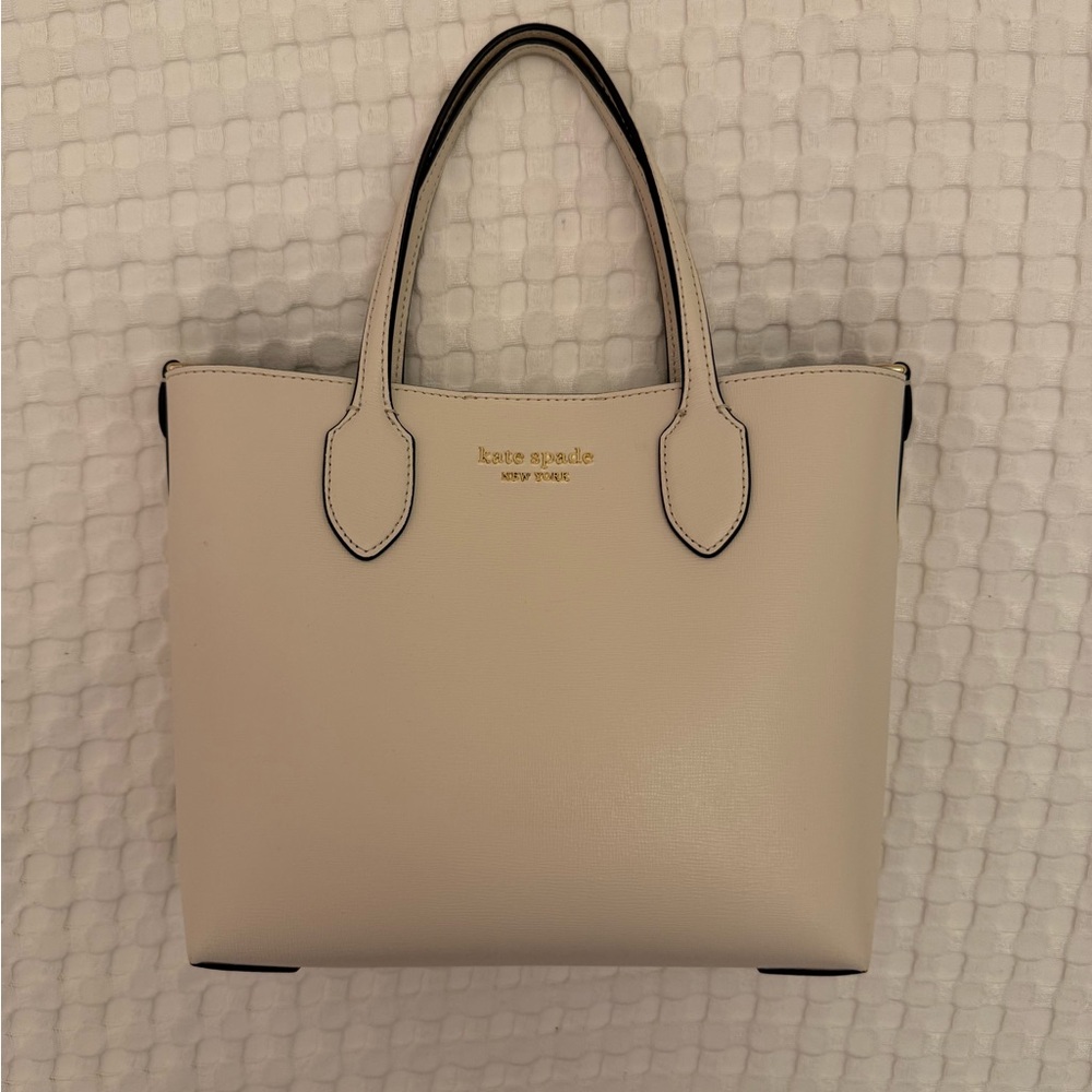 Kate Spade Medium Bleecker Saffiano Leather Tote Ivory Bag